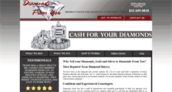 Desktop Screenshot of diamondsfromyou.com